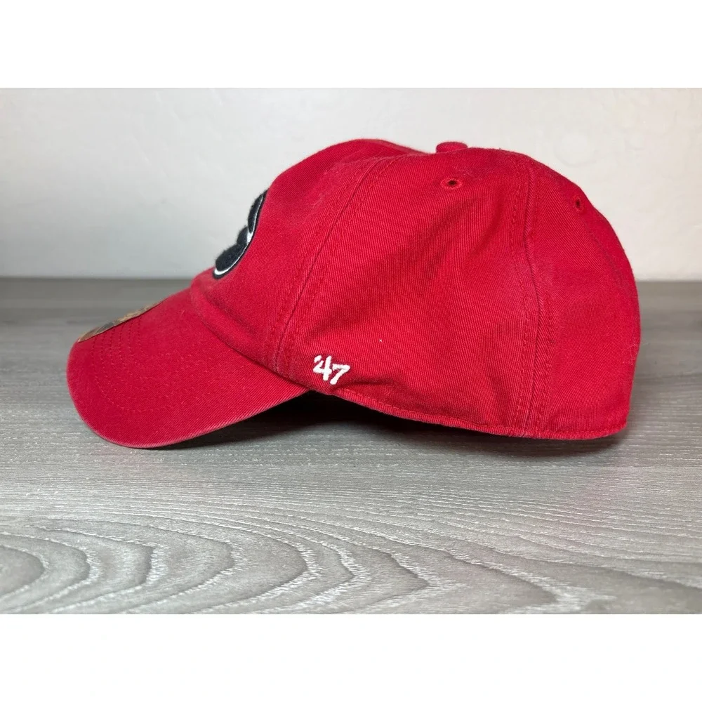 Georgia‎ Bulldogs 47 Brand Franchise Hat Red Mens Large Fitted NCAA G Logo Cap